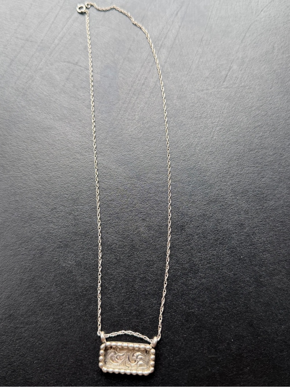 Native Made .925 Sterling Bar Necklace